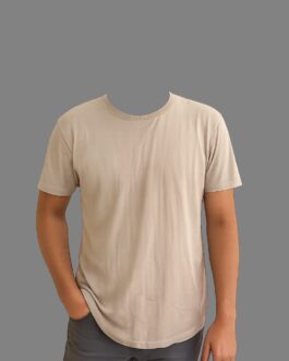 Ultra Thin Zara Plain T-Shirt – Beige