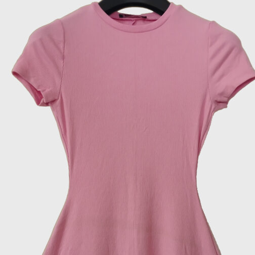Stretchable Slim Fit FBSisters Frock - Pink - Image 3